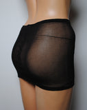 S56 - Black Net Mini Skirt (12-13 Inch Length)