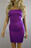 D59 - Purple Boob Tube Mini Dress (25-26 inch length)