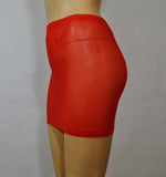 S13 - Red Mesh Net Mini Skirt (12-13 Inch Length)