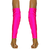 G09 - UV Pink Nylon Elastane Spandex Arm Warmers Gauntlets